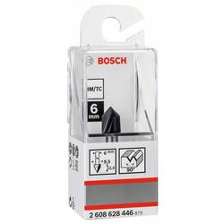 Drážkovací fréza v 6 mm, D1 9,5 mm, L 12,35 mm, G 45 mm, 90° Bosch Accessories 2608628446