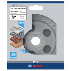 Bosch Accessories 2608201231 Diamantový brusného kotouče obj for univerzální Turbo, 125 x 22,23 x 5 mm, žlutá Best for Universal 12.5 cm 1 ks