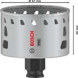 Bosch Accessories 2608901568 2608901568 vrtací korunka 67 mm diamantová vrstva 1 ks