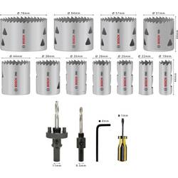 Bosch Accessories 2608900525 2608900525 sada děrovacích pil 19 mm, 22 mm, 25 mm, 29 mm, 35 mm, 38 mm, 44 mm, 51 mm, 57 mm, 64 mm, 76 mm 1 ks