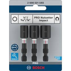 Bosch Accessories 2608521U65 sada vložek zástrčného klíče nárazového šroubováku , 1/4 (6,3 mm), 5/16, 3/8, 2608521U65