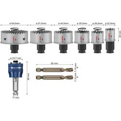 Bosch Accessories 2608594474 2608594474 sada děrovacích pil 22 mm, 29 mm, 35 mm, 44 mm, 51 mm, 64 mm 1 ks