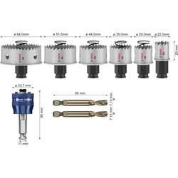 Bosch Accessories 2608594474 2608594474 sada děrovacích pil 22 mm, 29 mm, 35 mm, 44 mm, 51 mm, 64 mm 1 ks