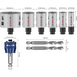 Bosch Accessories 2608594423 2608594423 sada děrovacích pil 19 mm, 25 mm, 30 mm, 35 mm, 40 mm, 68 mm 1 ks