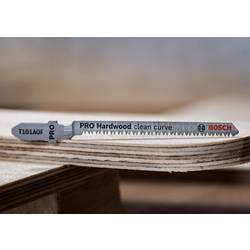 Bosch Accessories 2608655093 List přímočarého pily PRO Hardwood clean curve T101AOF, 83 mm, 2dílná 2 ks