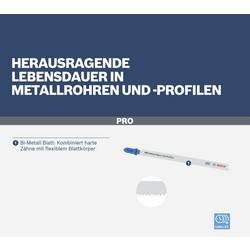 Bosch Accessories 2608655127 List přímočaré pily PRO Metal Ppies a Profiles T321BF , 132 mm, 25 ks 25 ks