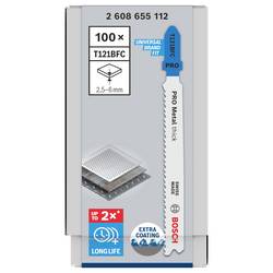 Bosch Accessories 2608655112 List přímočaré pily NA Metal tick t121bfc, 92 mm, 100 ks 100 ks