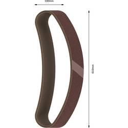 Bosch Accessories 2608607263 2608607263 brusný pás Zrnitost 120 (d x š) 610 mm x 100 mm 10 ks
