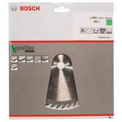 Bosch Accessories Optiline Wood 2608641181 tvrdokovový pilový kotouč 184 x 16 x 2.6 mm Počet zubů (na palec): 48 1 ks