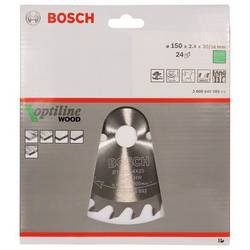 Bosch Accessories Optiline 2608640592 tvrdokovový pilový kotouč 150 x 20 x 2.4 mm Počet zubů (na palec): 24 1 ks