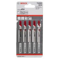 Bosch Accessories 2608667444 Pilový plátek do kmitací pily T 102 D - Clean for PP 5 ks