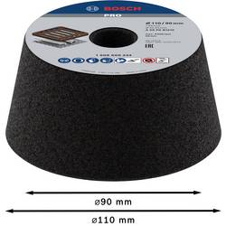 Bosch 1608600234 Brusný hrnec, kónický-kov/litina 90 mm, 110 mm, 55 mm, 60 Bosch Power Tools 1 ks