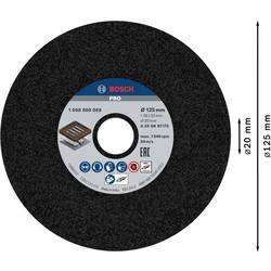 Bosch Accessories 1608600069 brusný kotouč Průměr 125 mm Zrnitost=24 1 ks
