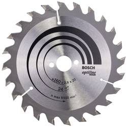 Bosch Accessories Kreissägeblatt 160x20x2,6mm Z24/WZ HM für Grobschnitt 2608640596 pilový kotouč 1 ks