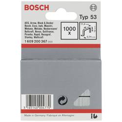 Bosch Accessories 1609200367 Svorky do sponkovačky Typ 53 Vnější délka 12 mm 1000 ks