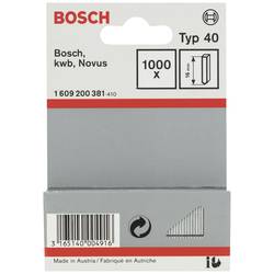 Bosch Accessories 1609200381 Hřebíky do sponkovačky Typ 40 Vnější délka 16 mm 1000 ks
