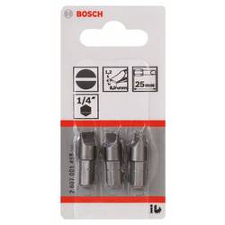 Bosch Accessories 2607001468 2607001468 plochý bit Pohon (šroubovák): 1/4 (6,3 mm) Typ zakončení: plochý 25 mm