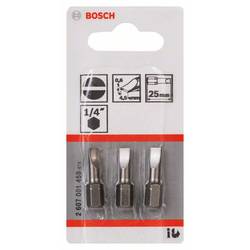 Bosch Accessories 2607001459 plochý bit 4.5 mm extra tvrdé C 6.3 3 ks
