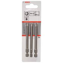 Bosch Accessories 2607001537 2607001537 křížový bit PH 3 extra tvrdé E 6.3 3 ks