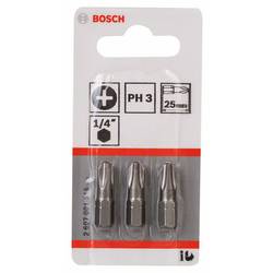 Bosch Accessories 2607001515 2607001515 křížový bit PH 3 extra tvrdé C 6.3 3 ks