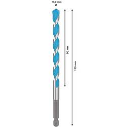 Bosch Accessories 2608902351 2608902351 víceúčelový vrták 9 mm 1 ks