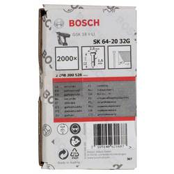 Bosch Accessories 2608200528 kolík se zápustnou hlavou SK64 Vnější délka 32 mm 2000 ks