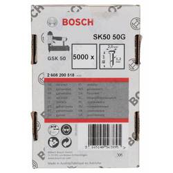 Hřeb se zápustnou hlavou SK50 50G - 1,2 mm, 50 mm, verzinkt 5000 ks Bosch Accessories 2608200518 Rozměry (d x š) 50 mm x 1.2 mm