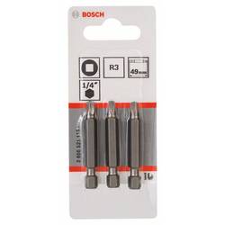 Bosch Accessories 2608521116 čtyřhranný bit 3 extra tvrdé E 6.3 3 ks