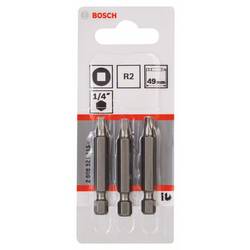 Bosch Accessories čtyřhranný bit 2 extra tvrdé E 6.3 3 ks