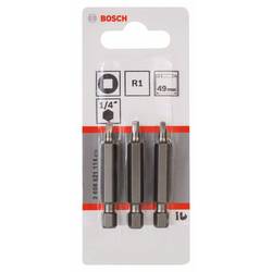 Bosch Accessories 2608521114 čtyřhranný bit 1 extra tvrdé E 6.3 3 ks