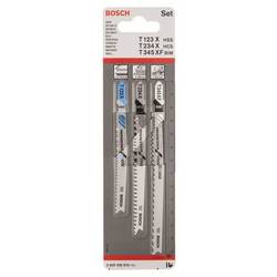 Bosch 2607010515 Sada pilových plátků do kmitacích pil, 3dílná - T 123 X; T 234 X; T 345 XF 1 ks