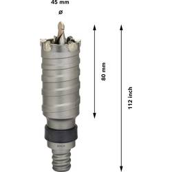 Bosch Accessories Bosch Power Tools 2608580518 dutá vrtací korunka 2dílná 45 mm 1 ks