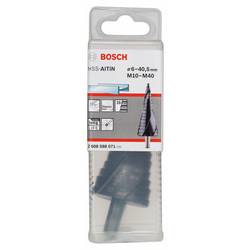 Bosch Accessories 2608588071 Bosch Power Tools HSS stupňovitý vrták Celková délka 125.5 mm TiAIN kuželový záhlubník 3 břitý 1 ks