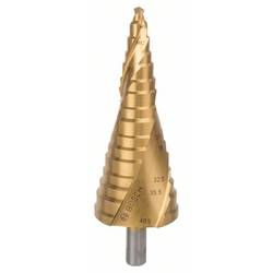 Bosch Accessories 2608587434 Bosch Power Tools HSS stupňovitý vrták Celková délka 125.5 mm TiN kuželový záhlubník 3 břitý 1 ks