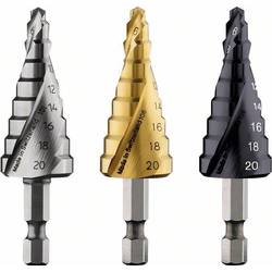 Bosch Accessories 2608587433 Bosch Power Tools HSS stupňovitý vrták Celková délka 70.5 mm TiN 1/4 (6,3 mm) 1 ks