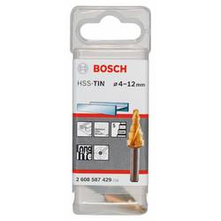 Bosch Accessories 2608587429 Bosch Power Tools HSS stupňovitý vrták Celková délka 50 mm TiN kuželový záhlubník 3 břitý 1 ks