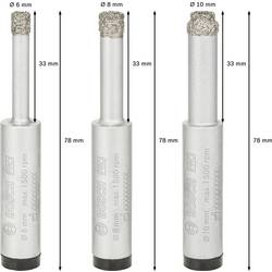 Bosch Accessories Robust Line 2608587145 sada diamantových vrtáků pro vrtání za sucha 3dílná 6 mm, 8 mm, 10 mm diamantová vrstva 1 sada