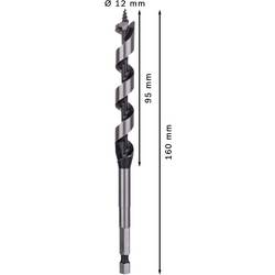 Bosch Accessories 2608585699 hadovitý vrták 12 mm Celková délka 160 mm šestihran 1 ks