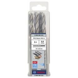 Bosch Accessories 2608585521 HSS kovový spirálový vrták 9.9 mm Celková délka 133 mm broušený DIN 338 válcová stopka 5 ks