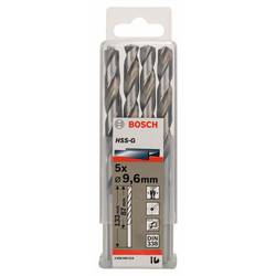 Bosch Accessories 2608585519 HSS kovový spirálový vrták 9.6 mm Celková délka 133 mm broušený DIN 338 válcová stopka 5 ks