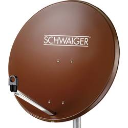 Schwaiger SPI996.2 satelit 80 cm Reflektivní materiál: ocel cihlově červená