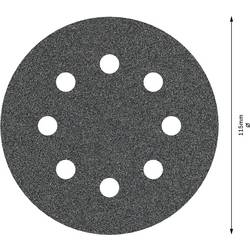 Bosch Accessories Best for Stone 2608605558 brusné papíry pro excentrické brusky na suchý zip, s otvory Zrnitost 80 (Ø x d) 115 mm x 115 mm 5 ks
