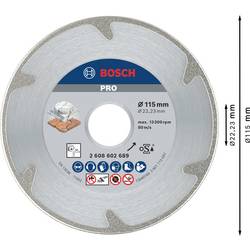 Bosch Accessories 2608602689 Bosch Power Tools diamantový řezný kotouč Průměr 115 mm 1 ks
