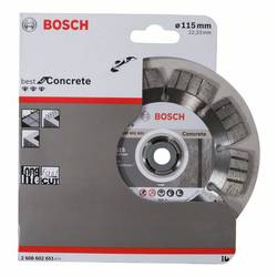 Bosch Accessories 2608602651 Bosch Power Tools diamantový řezný kotouč Průměr 115 mm Ø otvoru 22.23 mm beton 1 ks