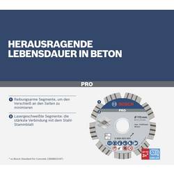 Bosch Accessories 2608602651 Bosch Power Tools diamantový řezný kotouč Průměr 115 mm Ø otvoru 22.23 mm beton 1 ks
