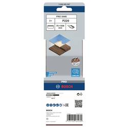 Bosch Accessories 2608606067 2608606067 brusný pás Zrnitost 220 (d x š) 508 mm x 75 mm 3 ks