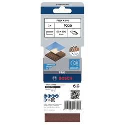 Bosch Accessories 2608606005 2608606005 brusný pás Zrnitost 220 (d x š) 400 mm x 60 mm 3 ks