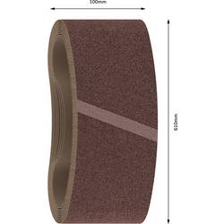 Bosch Accessories 2608606136 2608606136 brusný pás Zrnitost 80 (d x š) 610 mm x 100 mm 10 ks