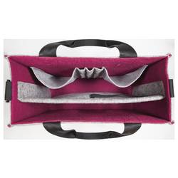 Sigel brašna na notebooky Desk Sharing Bag Bicolor M Syntetická plst šedá, tmavě červená (š x v x h) 36 x 28 x 15 cm Max. velikost: 39,1 cm (15,4)