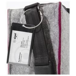 Sigel brašna na notebooky Desk Sharing Bag Bicolor M Syntetická plst šedá, tmavě červená (š x v x h) 36 x 28 x 15 cm Max. velikost: 39,1 cm (15,4)